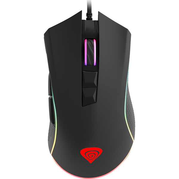 Mouse Gaming NATEC Genesis Krypton 770, 12000 dpi, negru