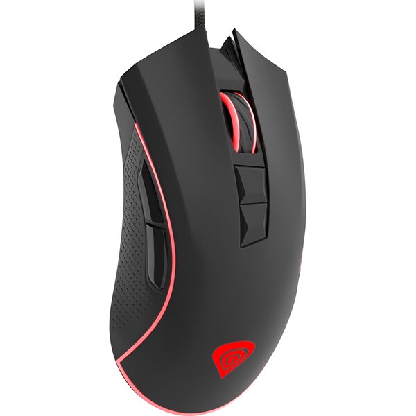 Mouse Gaming NATEC Genesis Krypton 770, 12000 dpi, negru
