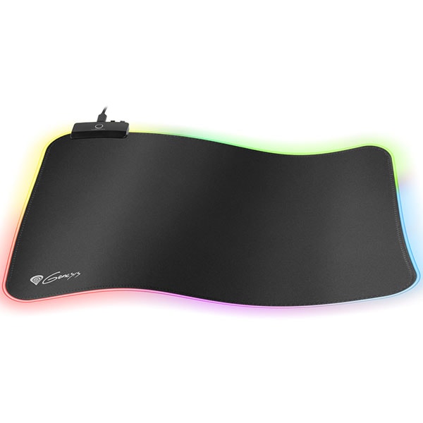 Mouse pad gaming NATEC Genesis Boron 500 M RGB, iluminare RGB, negru