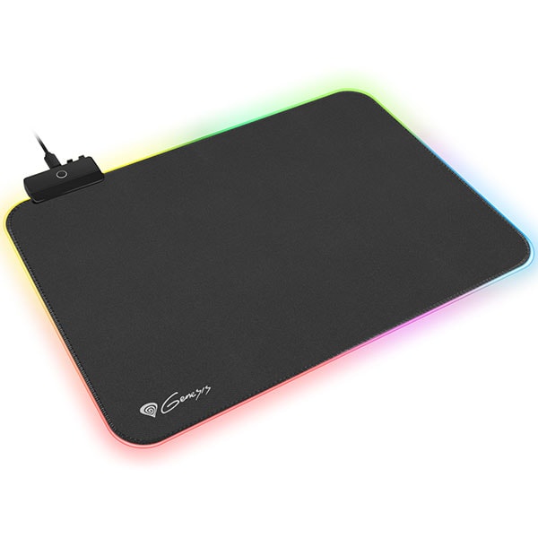 Mouse pad gaming NATEC Genesis Boron 500 M RGB, iluminare RGB, negru