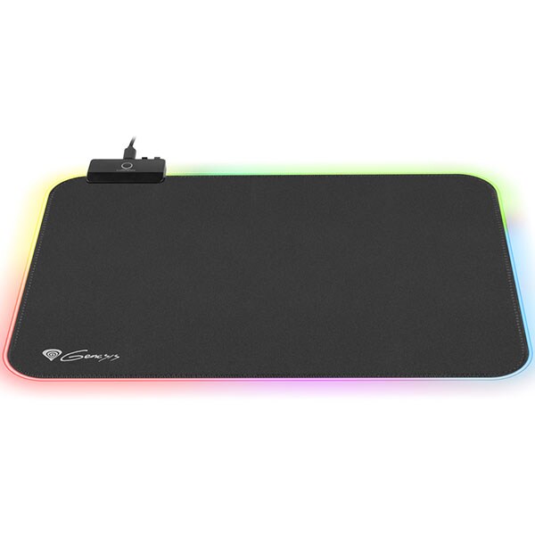 Mouse pad gaming NATEC Genesis Boron 500 M RGB, iluminare RGB, negru