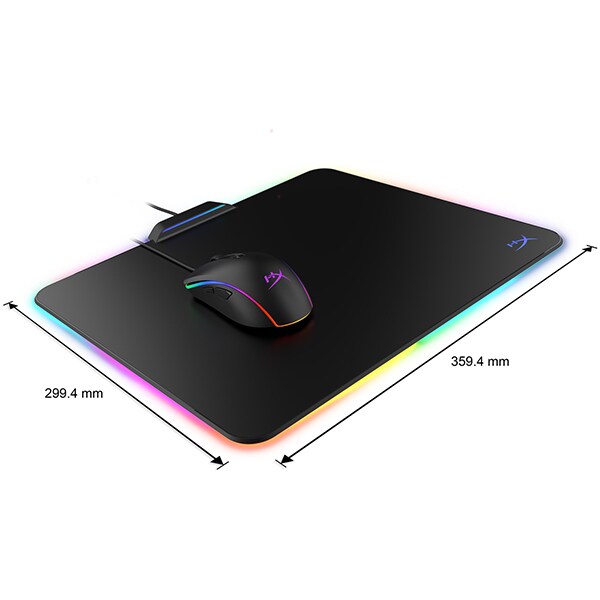 Mouse Pad Gaming HyperX Fury Ultra RGB, medium, negru