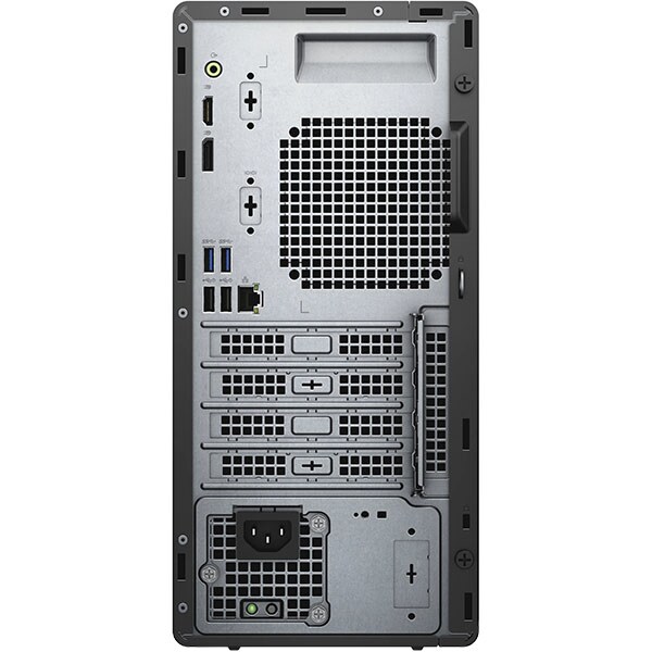 Sistem Desktop DELL OptiPlex 3080 Tower, Intel Core i3-10100 pana la 4.3GHz, 8GB, SSD 256GB, Intel UHD Graphics 630, Windows 10 Pro, negru