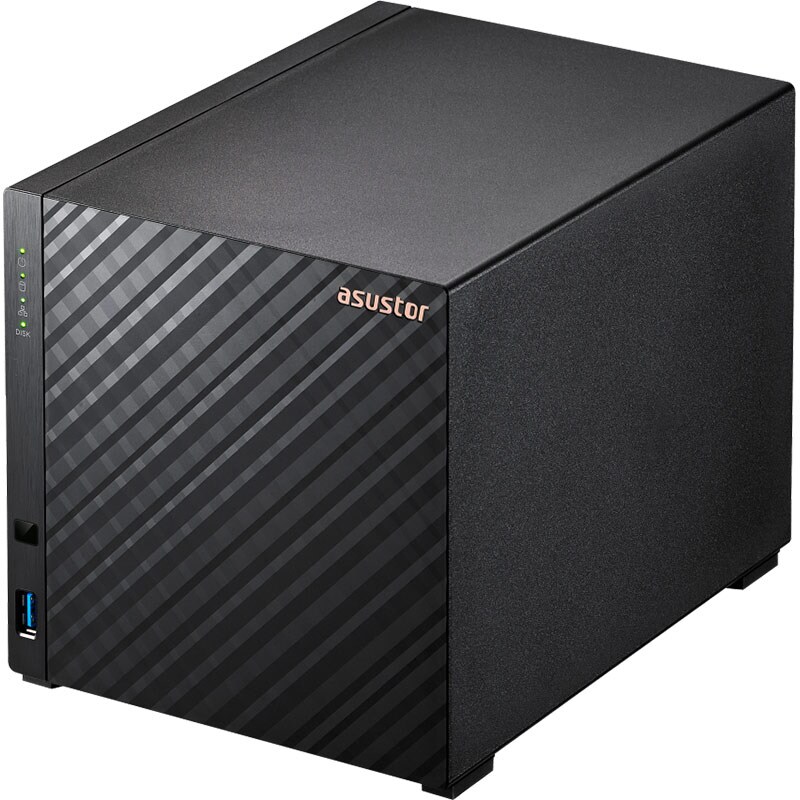 Network Attached Storage ASUSTOR AS1104T, 1.4GHz, 1GB, 4-Bays, negru