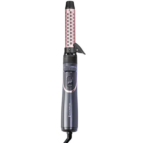 Perie rotativa REMINGTON Curl&Straight Confidence AS8606, 800W, 2 viteze, 2 trepte de temperatura, Invelis ceramic, gri