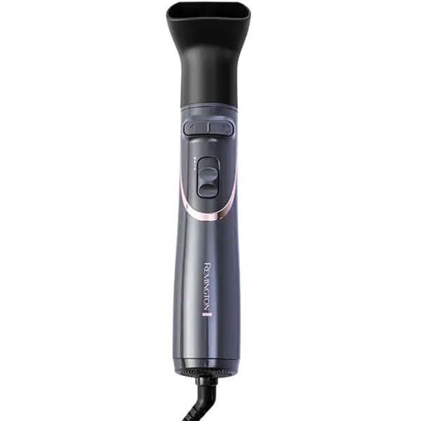 Perie rotativa REMINGTON Curl&Straight Confidence AS8606, 800W, 2 viteze, 2 trepte de temperatura, Invelis ceramic, gri