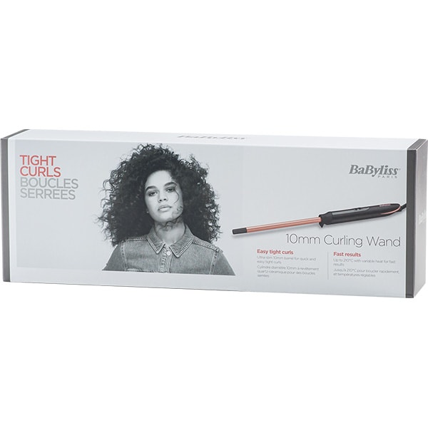 Ondulator BABYLISS C449E, 210 grade, invelis ceramic, negru