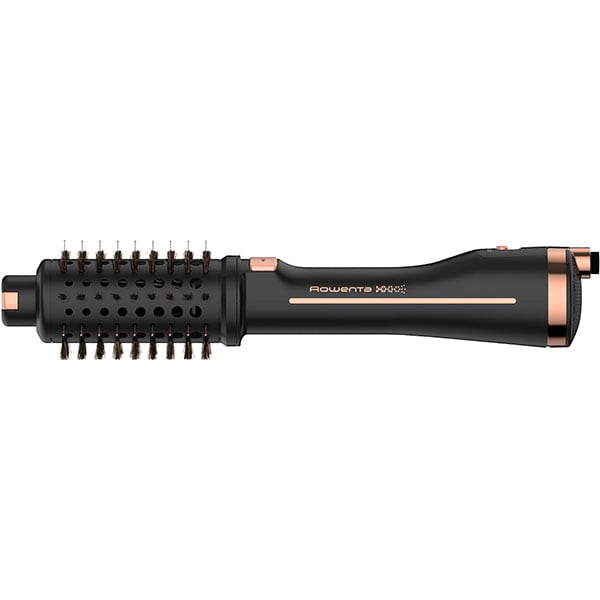 Perie rotativa ROWENTA Ultimate Experience CF9620F0, 3 trepte temperatura, invelis ceramic, negru-auriu