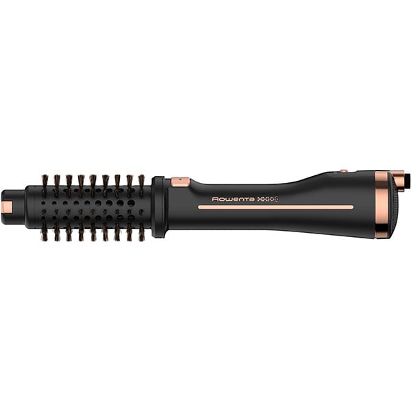 Perie rotativa ROWENTA Ultimate Experience CF9620F0, 3 trepte temperatura, invelis ceramic, negru-auriu