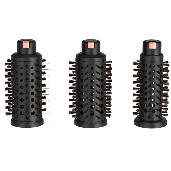 Perie rotativa ROWENTA Ultimate Experience CF9620F0, 3 trepte temperatura, invelis ceramic, negru-auriu