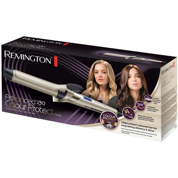 Ondulator REMINGTON Advanced Colour Protect CI8605, 210 grade, invelis ceramic, auriu