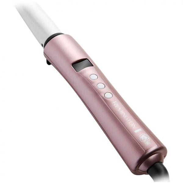 Ondulator conic REMINGTON Rose Luxe CI9525, 210 grade, invelis ceramic, alb-roz