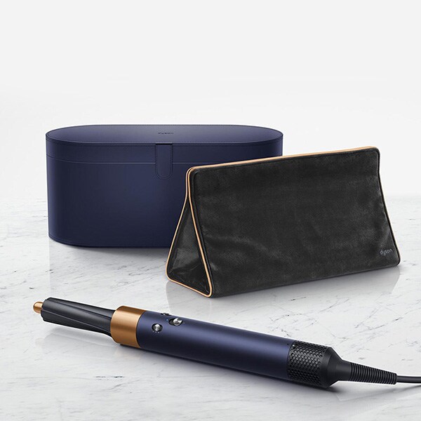 Trusa coafat Multistyler DYSON HS01 Airwrap Complete, 90 grade, albastru