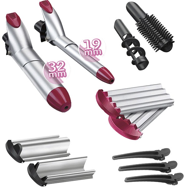 Trusa coafat BABYLISS MS22E, 180C, rosu