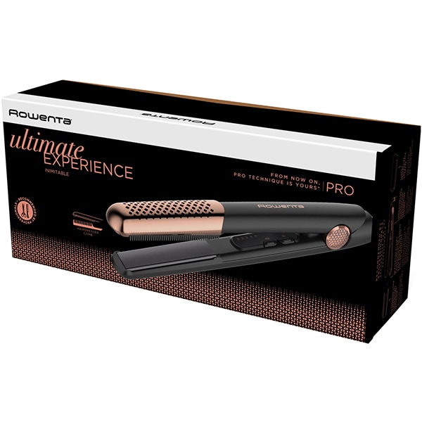 Placa de indreptat parul ROWENTA Ultimate Experience Inimitable SF8230F0, 200 grade, negru