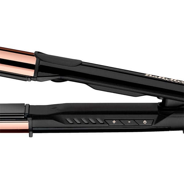 Placa de indreptat parul BABYLISS Straight&Curl brilliance ST482E, 235 grade, negru