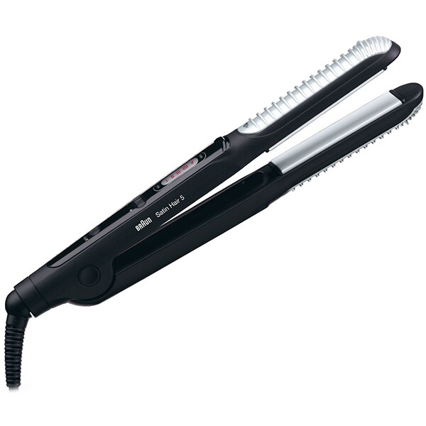 Placa de indreptat parul BRAUN Multistyler Satin-Hair 5 ST550, 200 grade, invelis ceramic, negru