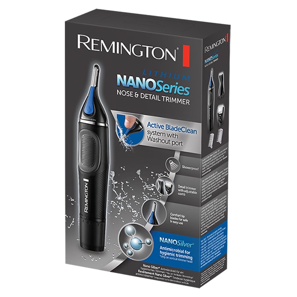 Trimmer pentru nas si urechi REMINGTON Nano Series Lithium NE3870, baterie