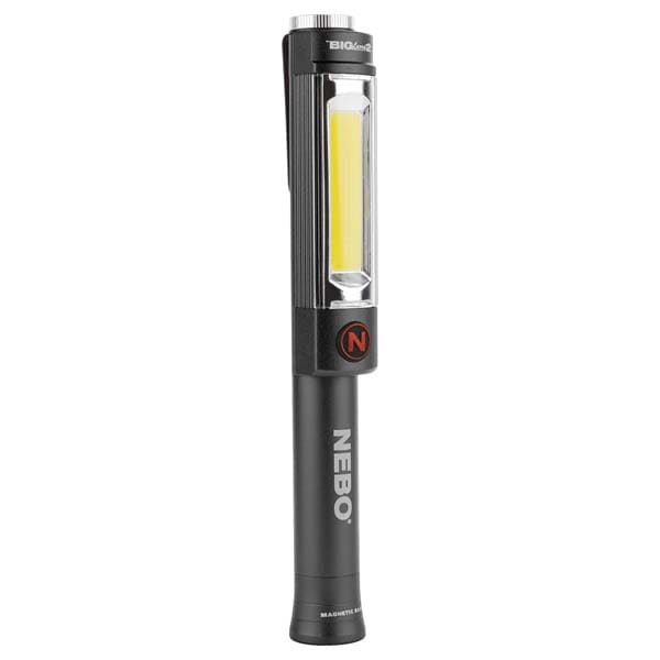Lampa de lucru LED NEBO Big Larry 2 NEB-6737-G, 200 lumeni, IP66, negru-rosu