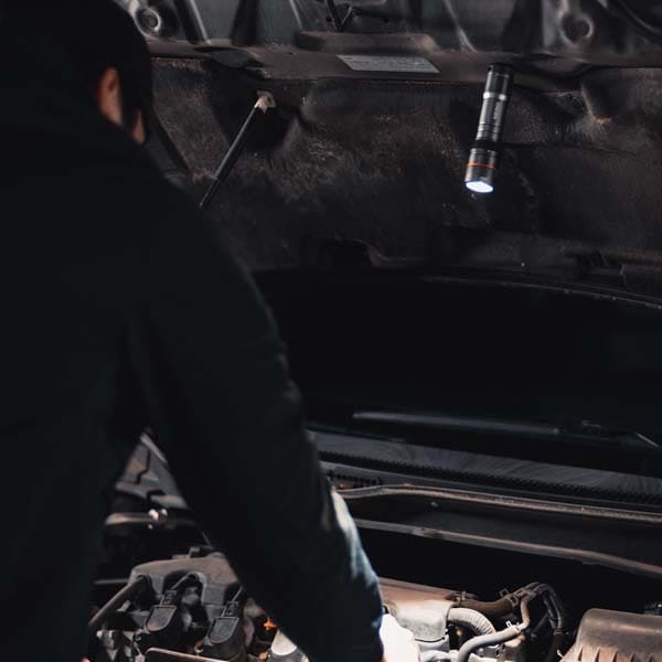 Lanterna LED NEBO Newton 500 NEB-FLT-0014-G, 500 lumeni, 3xAAA, gri