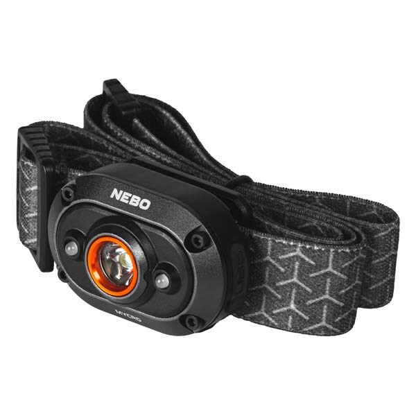Lanterna LED frontala NEBO Mycro Headlamp NEB-HLP-0011-G, 400 lumeni, Acumulator 500mAh, negru