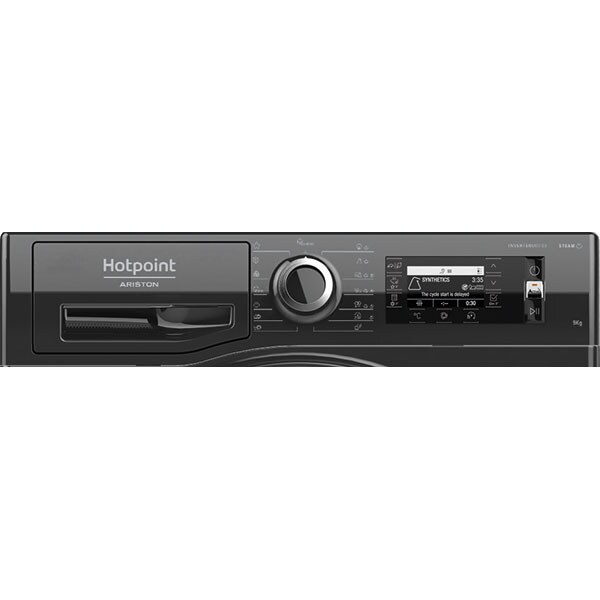 Masina de spalat rufe frontala HOTPOINT NLCD 945 BS A EU N, 9 kg, 1400rpm, Clasa B, negru