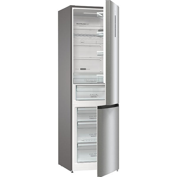 Combina frigorifica GORENJE NRC6204SXL4, No Frost Plus, 361 l, H 200 cm, Clasa C, inox