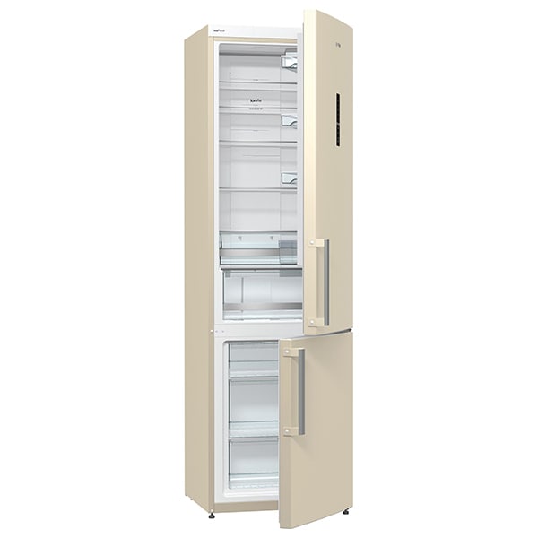 Combina frigorifica GORENJE NRK6201MC-0, No Frost Plus, 339 l, H 200 cm, Clasa A+, bej