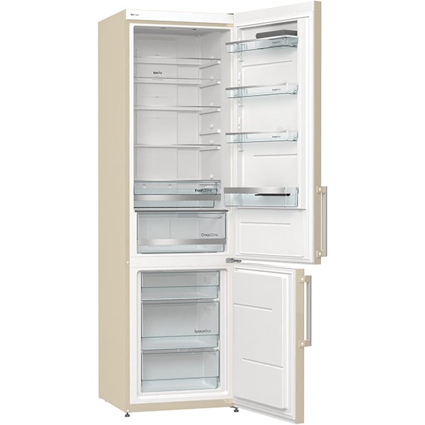 Combina frigorifica GORENJE NRK6201MC-0, No Frost Plus, 339 l, H 200 cm, Clasa A+, bej