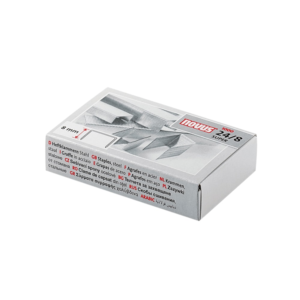 Capse NOVUS, 24/8, 1000 bucati/cutie