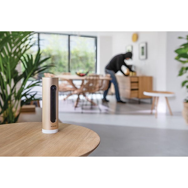 Camera supraveghere interior NETATMO NSC01-EU, Full HD 1080p, IR, Internet, auriu