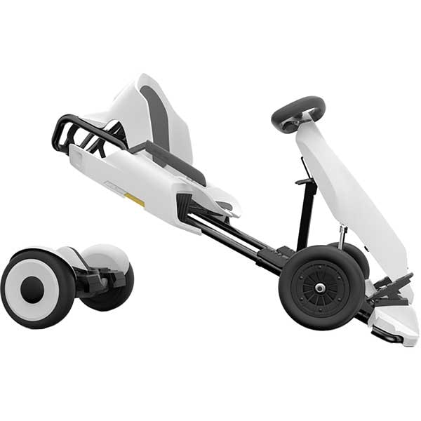 Kart Electric NINEBOT GoKart, 5 inch, alb-negru