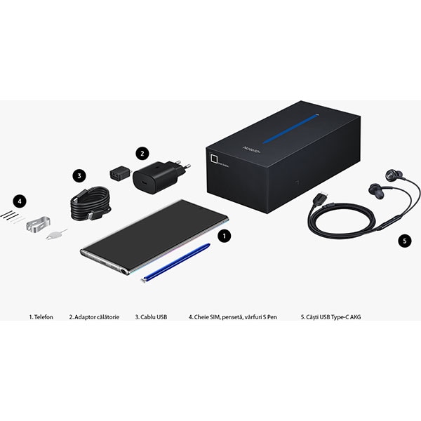 SAMSUNG Galaxy Note 10 Plus, 6.8", 256GB, 12GB RAM
