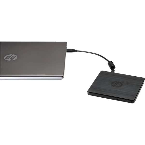 DVD-RW extern HP F6V97AA, USB 2.0, negru