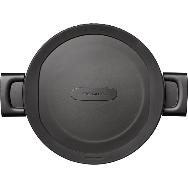 Cratita FISKARS Hard Face 1052227, 3.5l, 22cm, aluminiu, negru