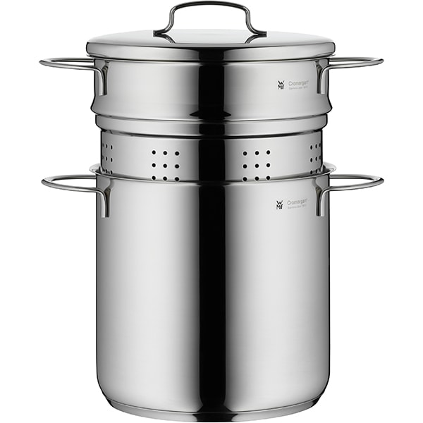 Oala pentru paste WMF Mini, 3l, 18cm, otel, argintiu