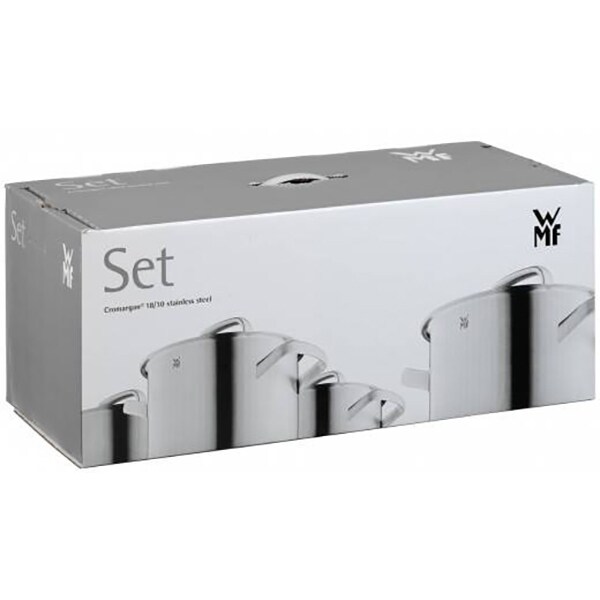 Set vase de gatit WMF Diadem Plus, 3.2-6.5l, 16-24cm, 5 piese, otel