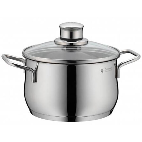 Set vase de gatit WMF Diadem Plus, 3.2-6.5l, 16-24cm, 5 piese, otel