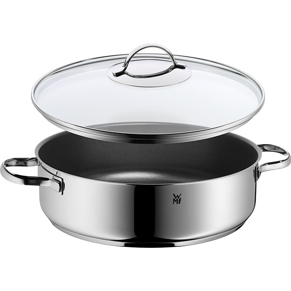 Cratita WMF Roasting Pans, 5l, 28cm, cromargan, argintiu