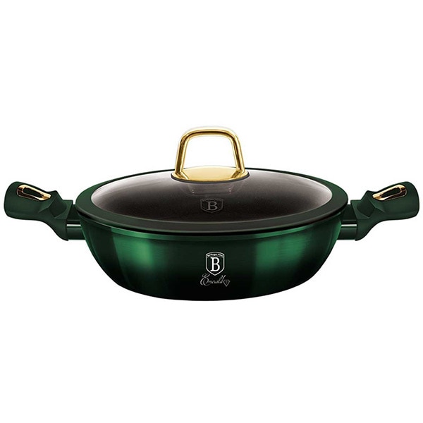 Cratita BERLINGER HAUS Emerald BH/6060, 3.8l, 28cm, aluminiu, verde