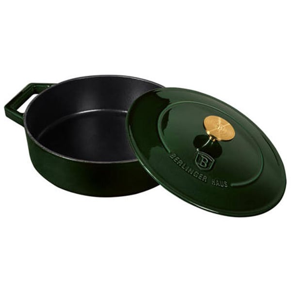 Cratita BERLINGER HAUS Emerald BH/6504, 2.57l, 26cm, fonta, verde