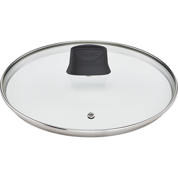 Cratita cu capac TEFAL Elegance Sautepan C3673253, 3.5l, 24cm, aluminiu, negru