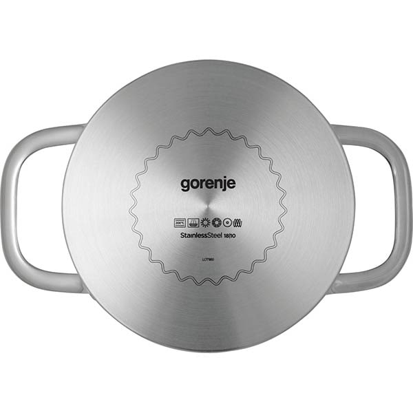 Set vase GORENJE CW09ES, 5 piese, 16-24cm, 1.5-5.2l, inox, argintiu