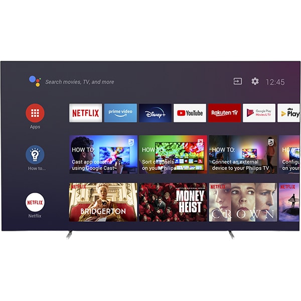 Televizor OLED Smart PHILIPS 55OLED806, Ultra HD 4K, HDR 10+, 139cm