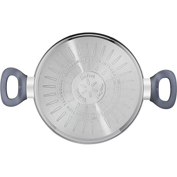 Oala TEFAL Daily Cook G7124645, 24cm, 5l, otel, argintiu