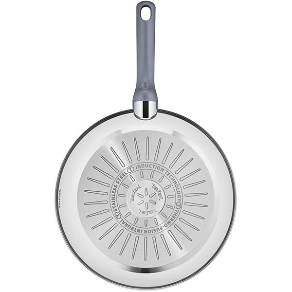 Set vase TEFAL Daily Cook G713SB45, 11 piese, 16- 28cm, otel, argintiu