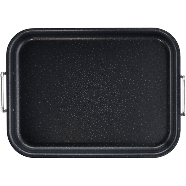Tava de copt TEFAL Succes J1605902, 37x27cm, aluminiu, negru
