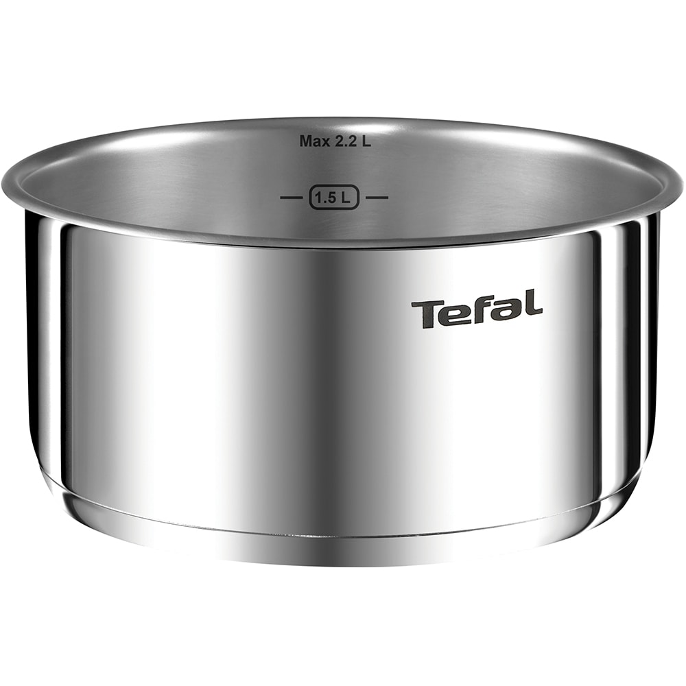 Set vase TEFAL Ingenio Emotion L897SM74, 22 piese, 1-5l, 22-26cm, inox, argintiu