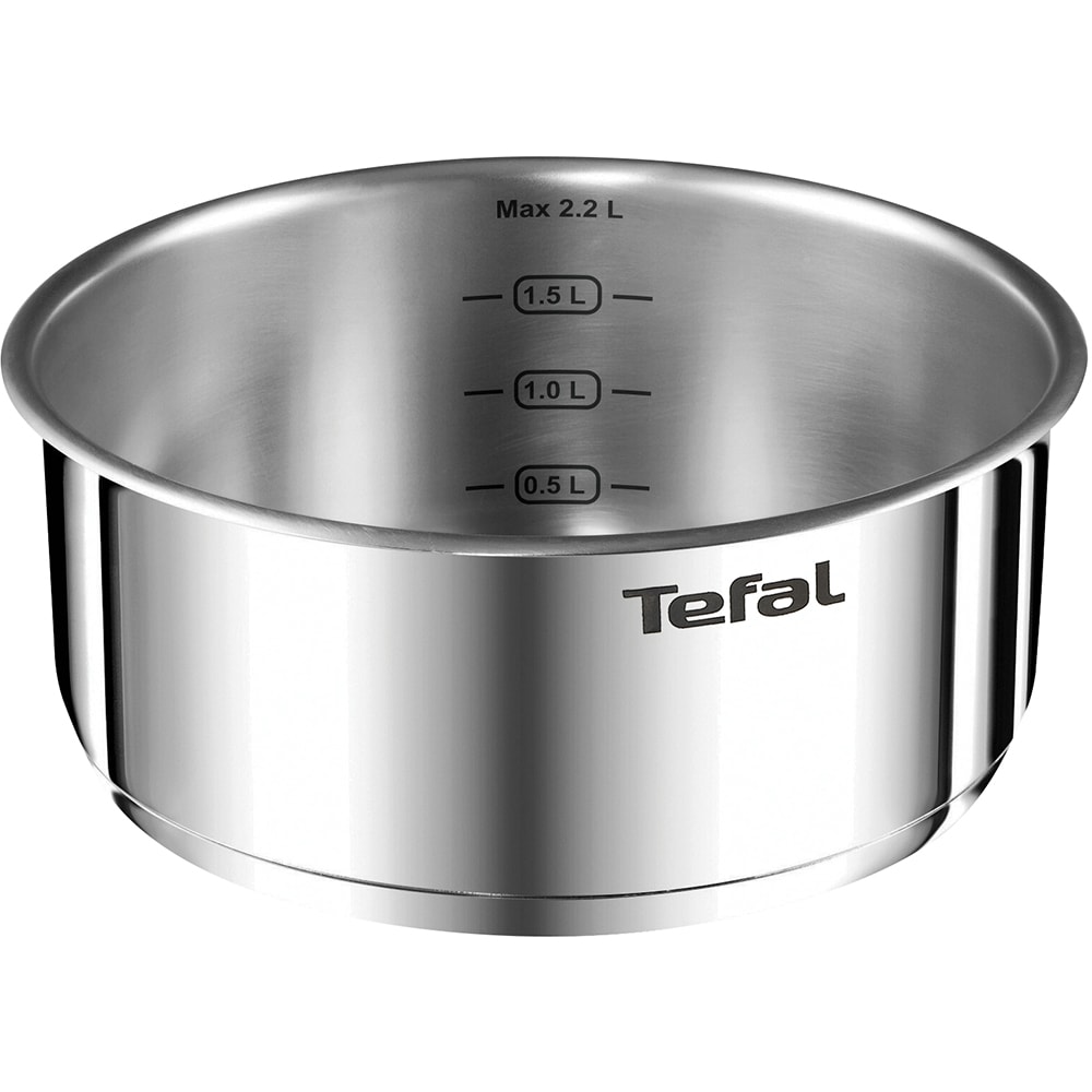 Set vase TEFAL Ingenio Emotion L897SM74, 22 piese, 1-5l, 22-26cm, inox, argintiu