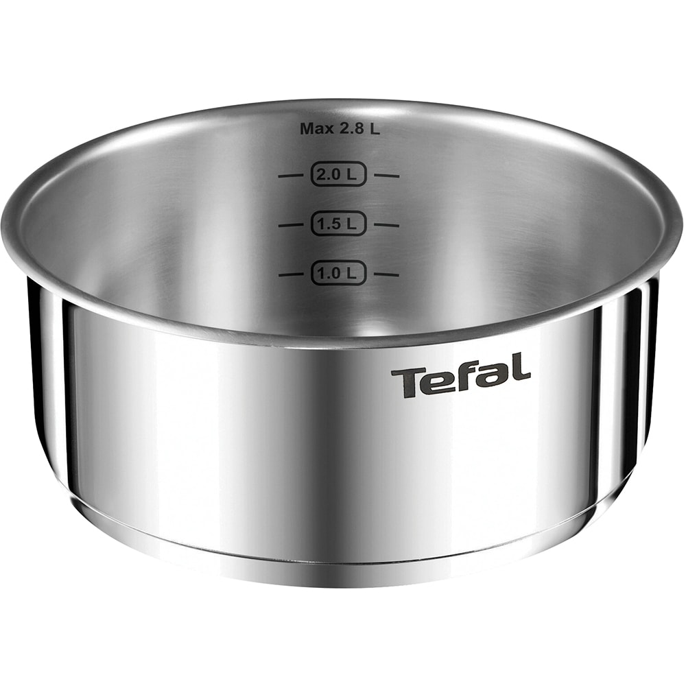 Set vase TEFAL Ingenio Emotion L897SM74, 22 piese, 1-5l, 22-26cm, inox, argintiu